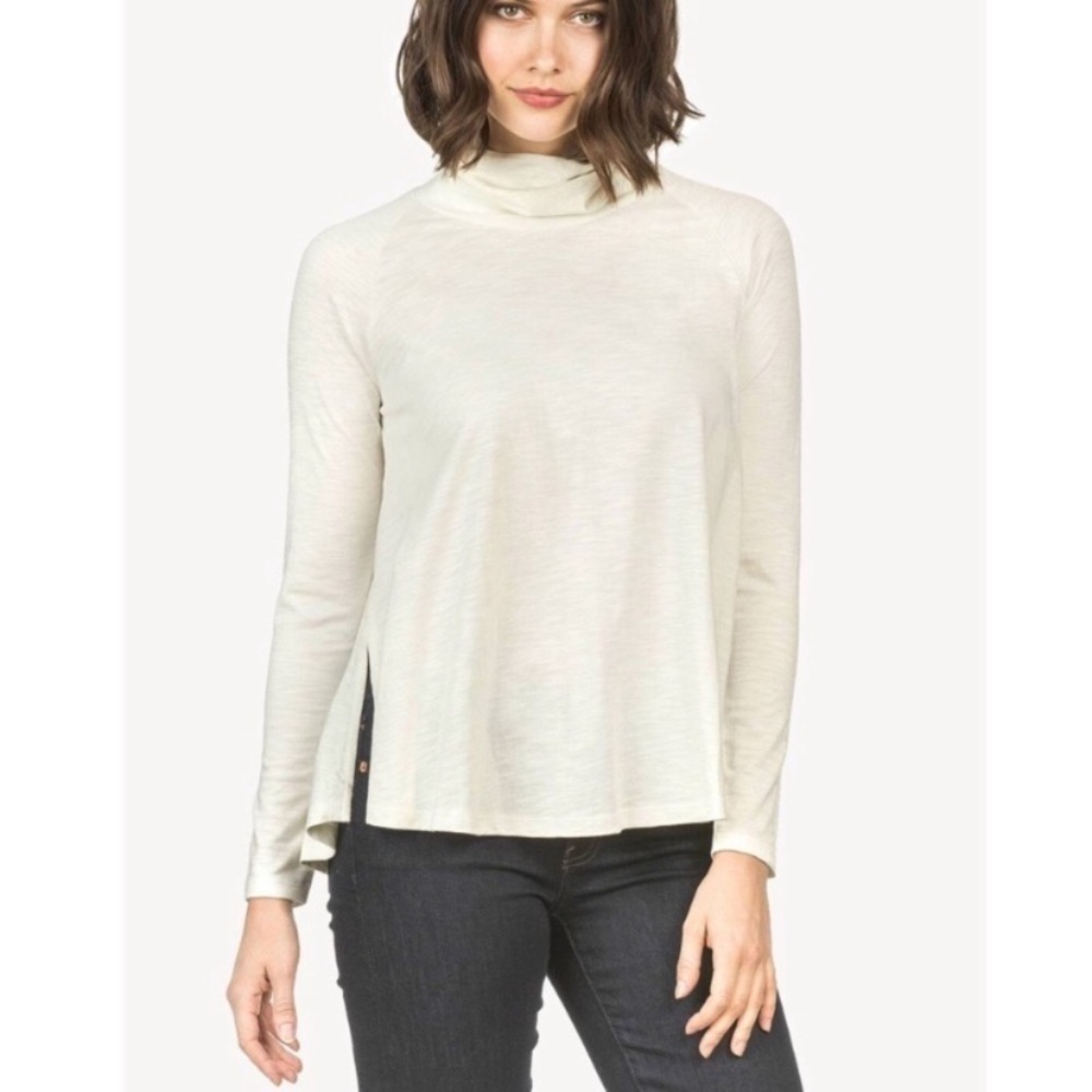 LILLA P Swing Turtleneck Top
